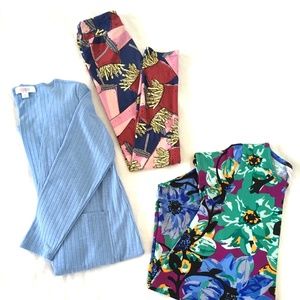 LulaRoe| Sariah Cardigan, Scarlett Dress, Leggings